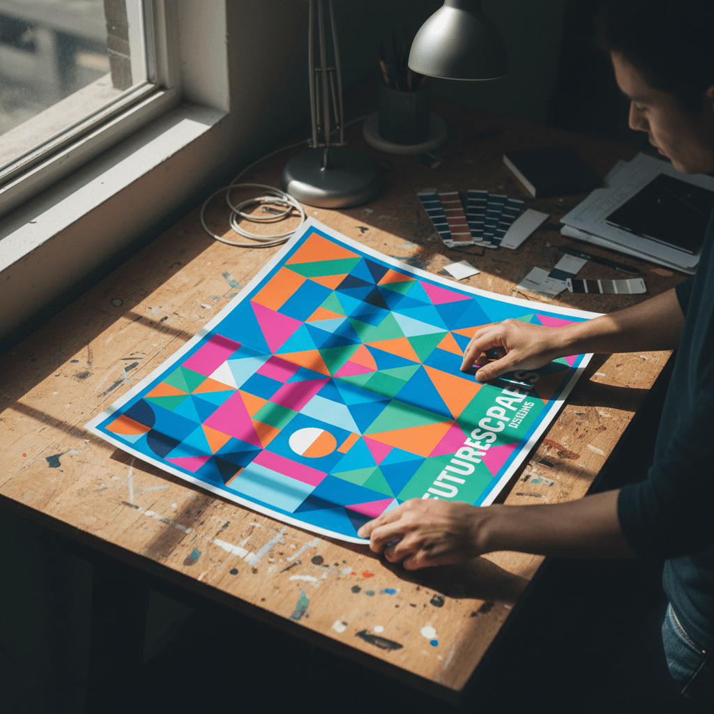 Printed poster and signage design